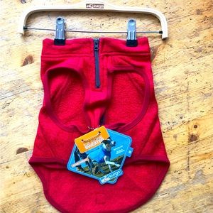 Kurgo K9 Core Sweater, red. Size Small.
